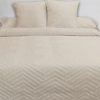 Colcha Jacquard Espiga Beige