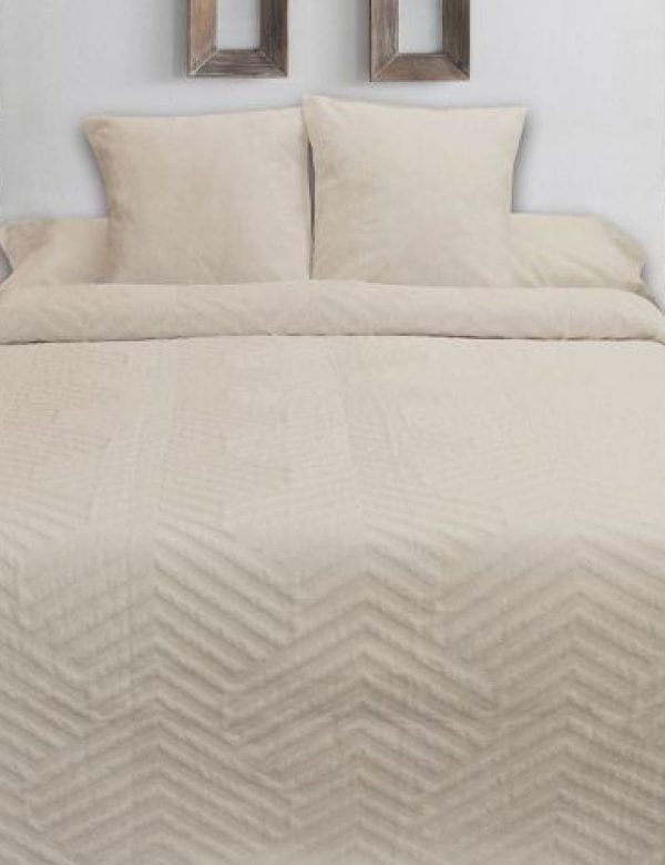 Colcha Jacquard Espiga Beige