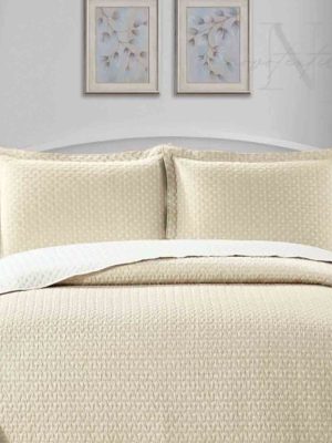 Colcha Bouti Zagreb Jacquard Beige