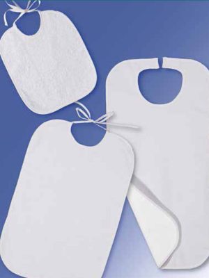 Babero rizo impermeable PVC de alta resistencia.