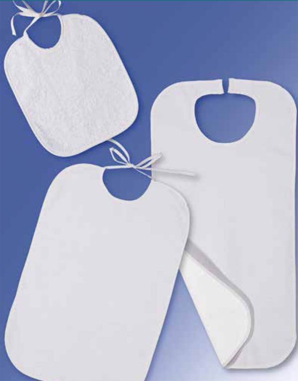 Babero rizo impermeable PVC de alta resistencia.