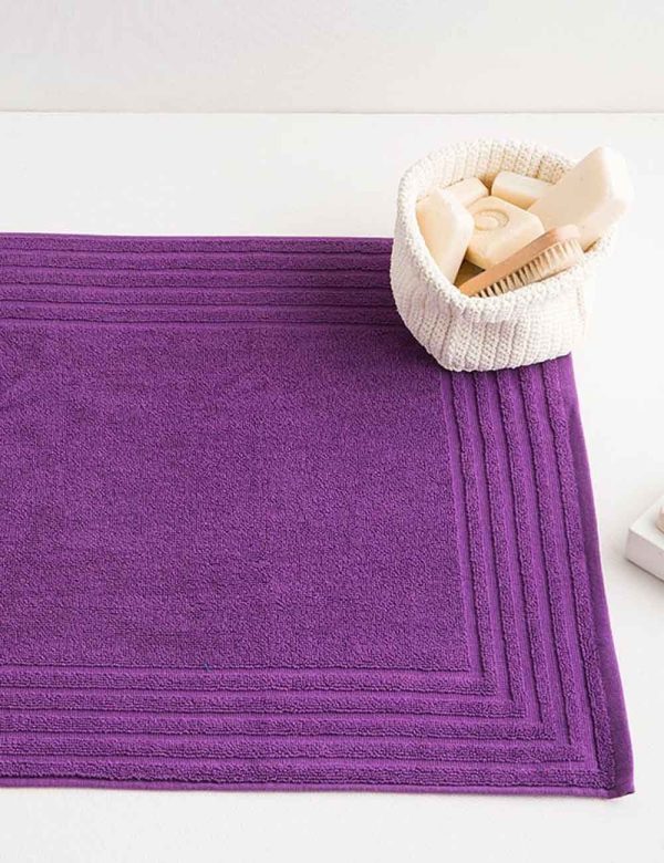 Toalla Luxe 100 Algodón peinado 750 grs/m2 morado