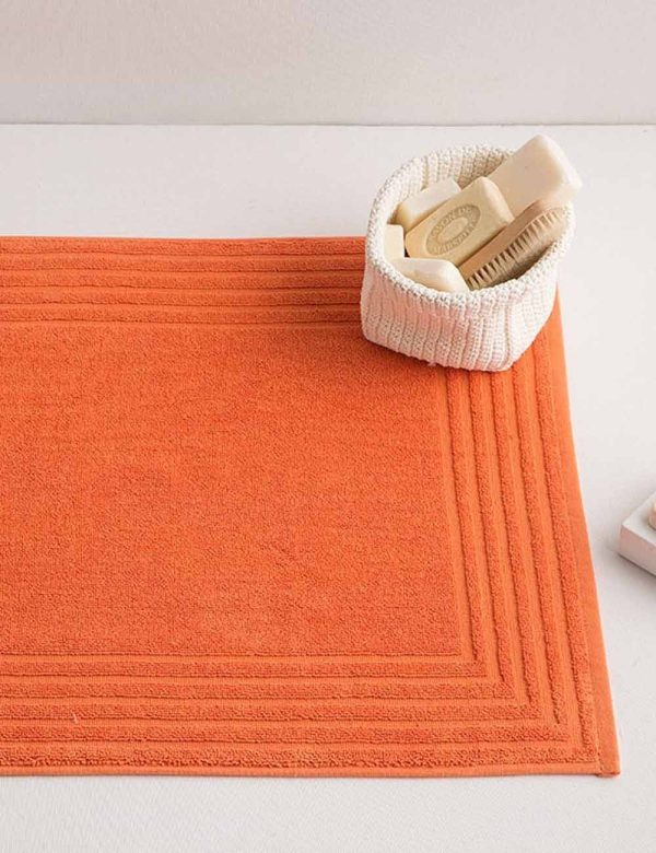 Toalla Luxe 100 Algodón peinado 750 grs/m2 naranja