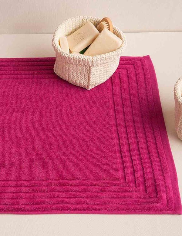 Toalla Luxe 100 Algodón peinado 750 grs/m2 fucsia