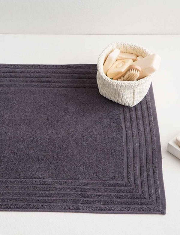 Toalla Luxe 100 Algodón peinado 750 grs/m2 gris