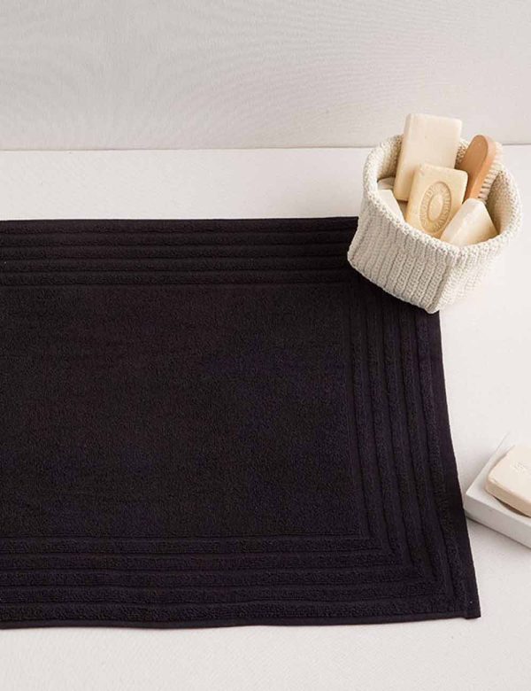 Toalla Luxe 100 Algodón peinado 750 grs/m2 negro